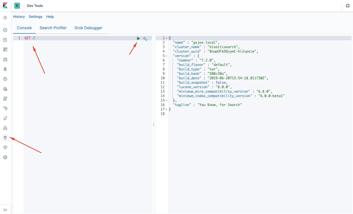 Older version of Kibana